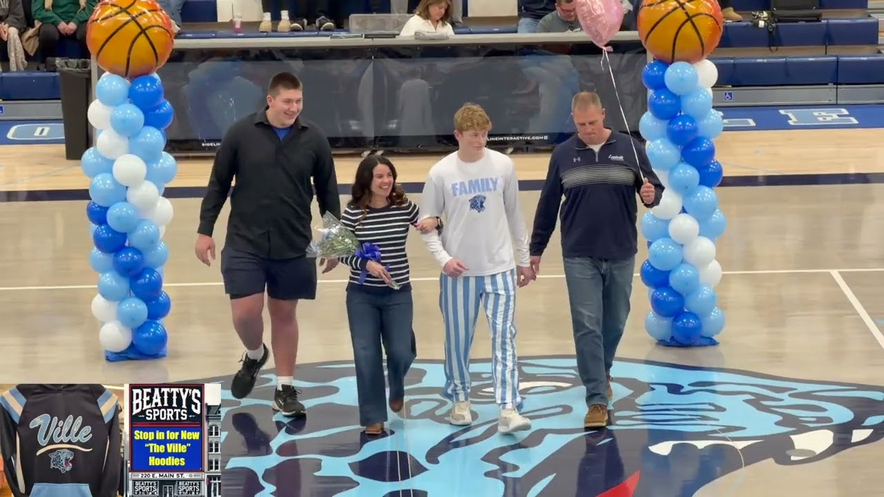 Louisville Leopards Boys Basketball Senior Night 2026