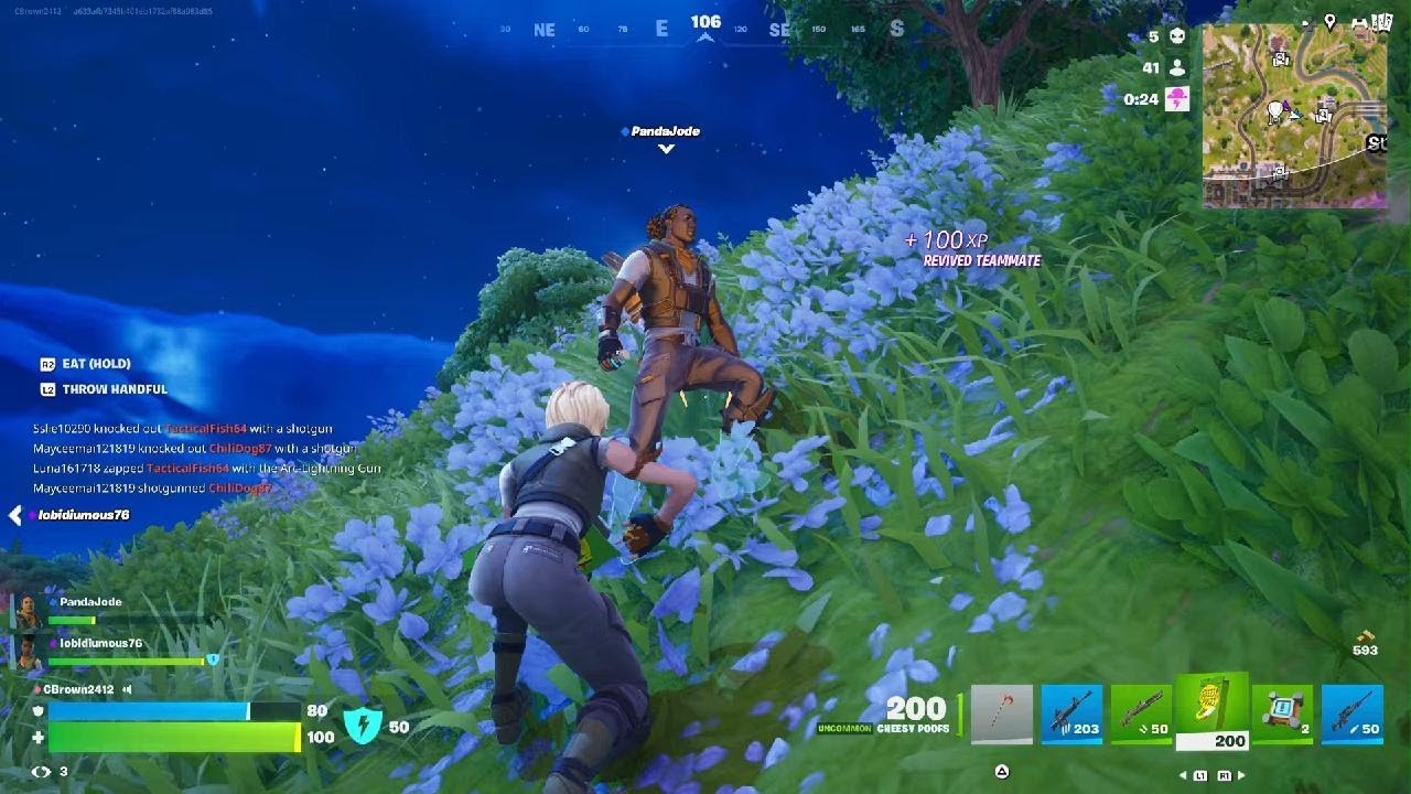 Aggressive Fortnite Gameplay
