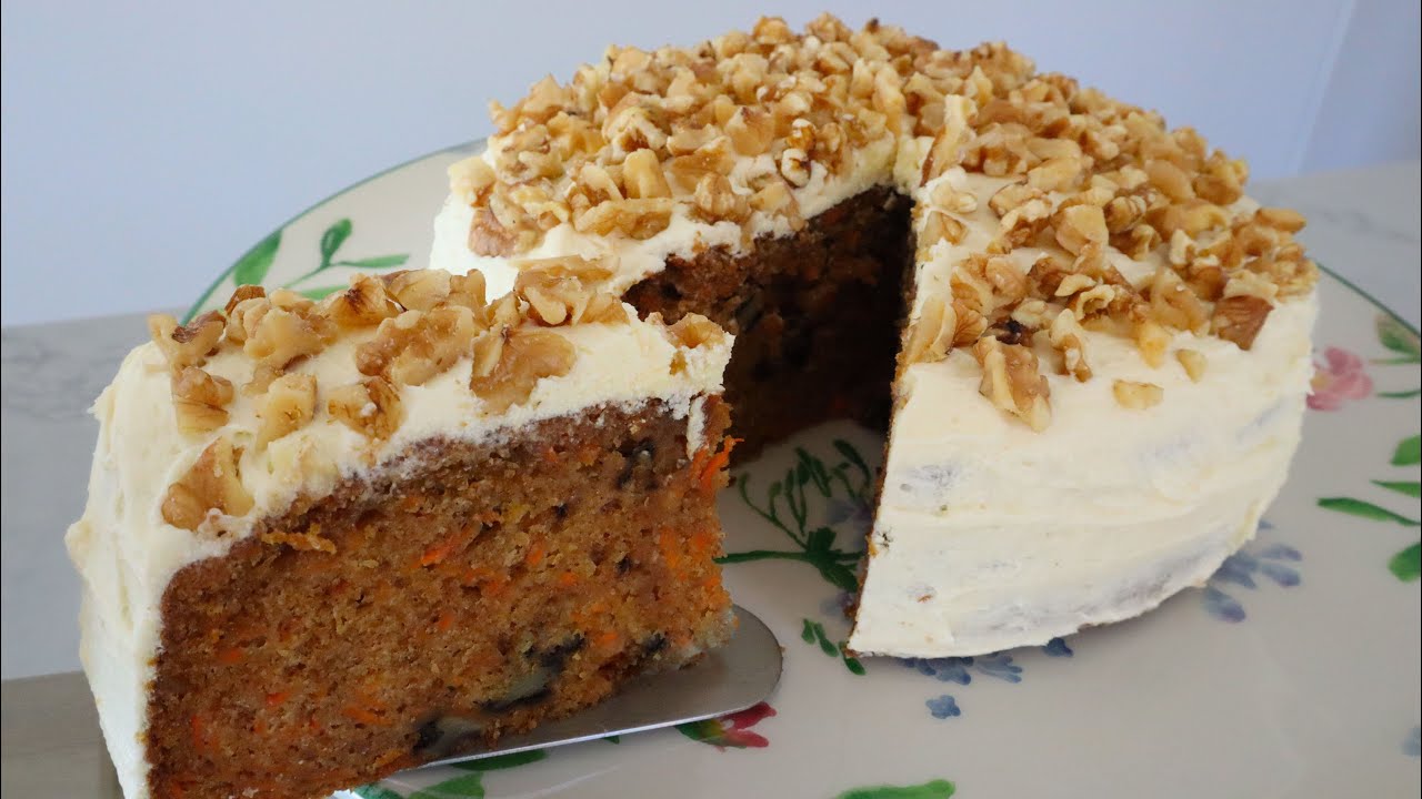 Carrot Cake Recipe with Cream Cheese Frosting