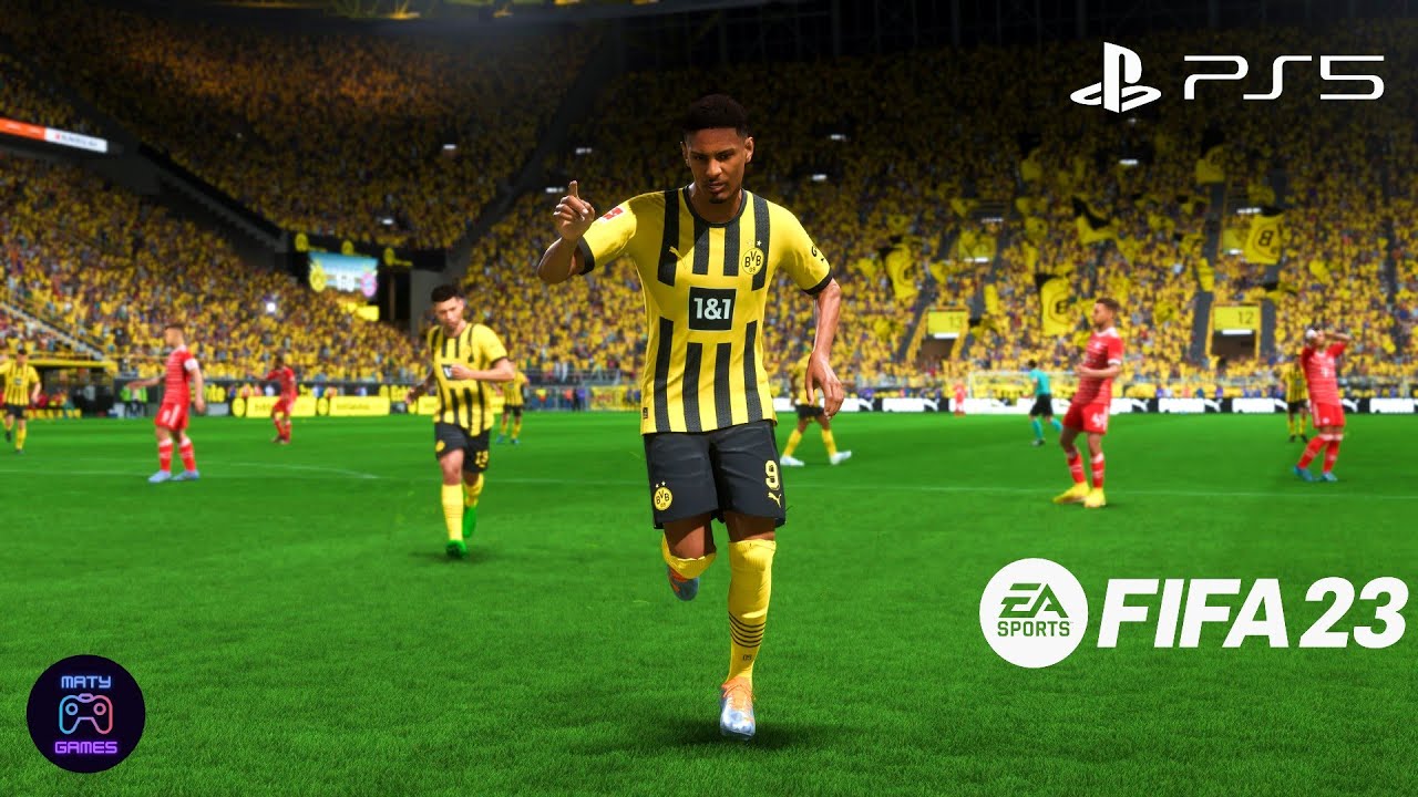 FIFA 23 - Bayern Munich vs Borussia Dortmund - gameplay ps5 español latino