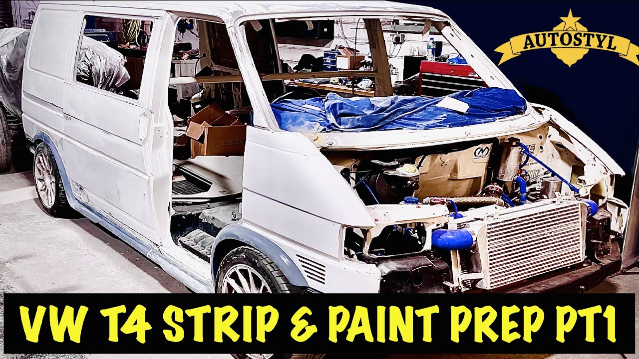 VW T4 FRESH PAINT JOB PT1 @AutostylUK