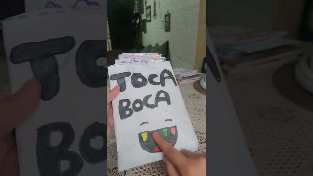 sorpresa de papel #toca boca#papel #luanatv#sorpresas