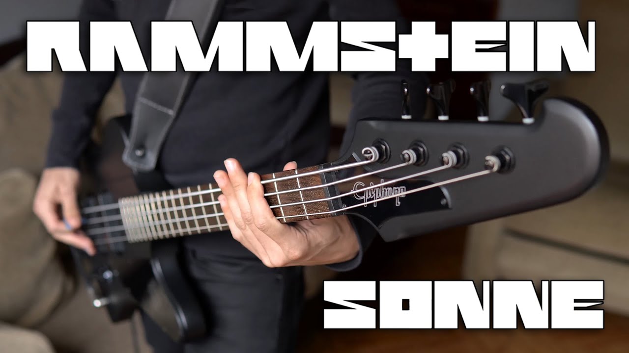 Rammstein - Sonne (Bass Cover) + TAB