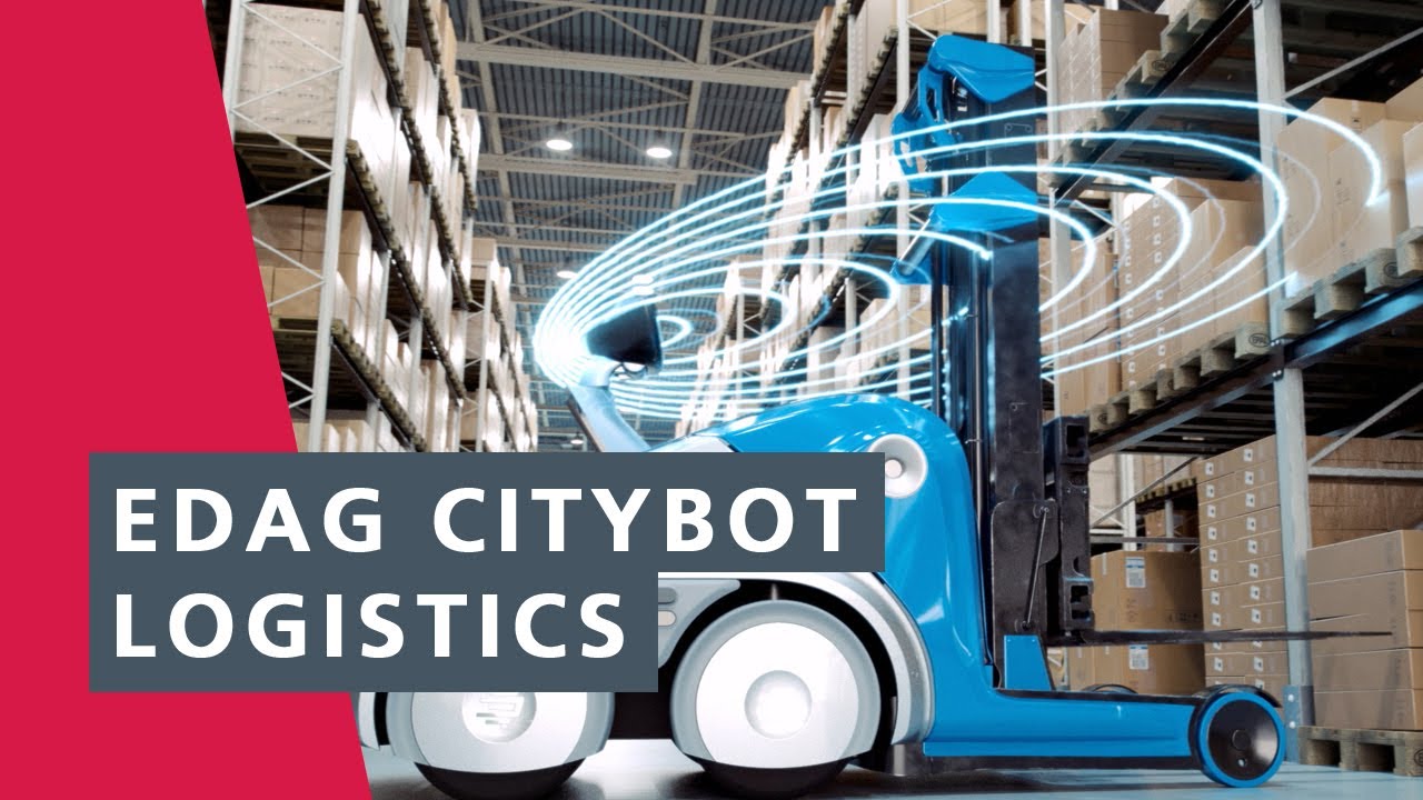 Der EDAG CityBot im Logistik-Einsatz