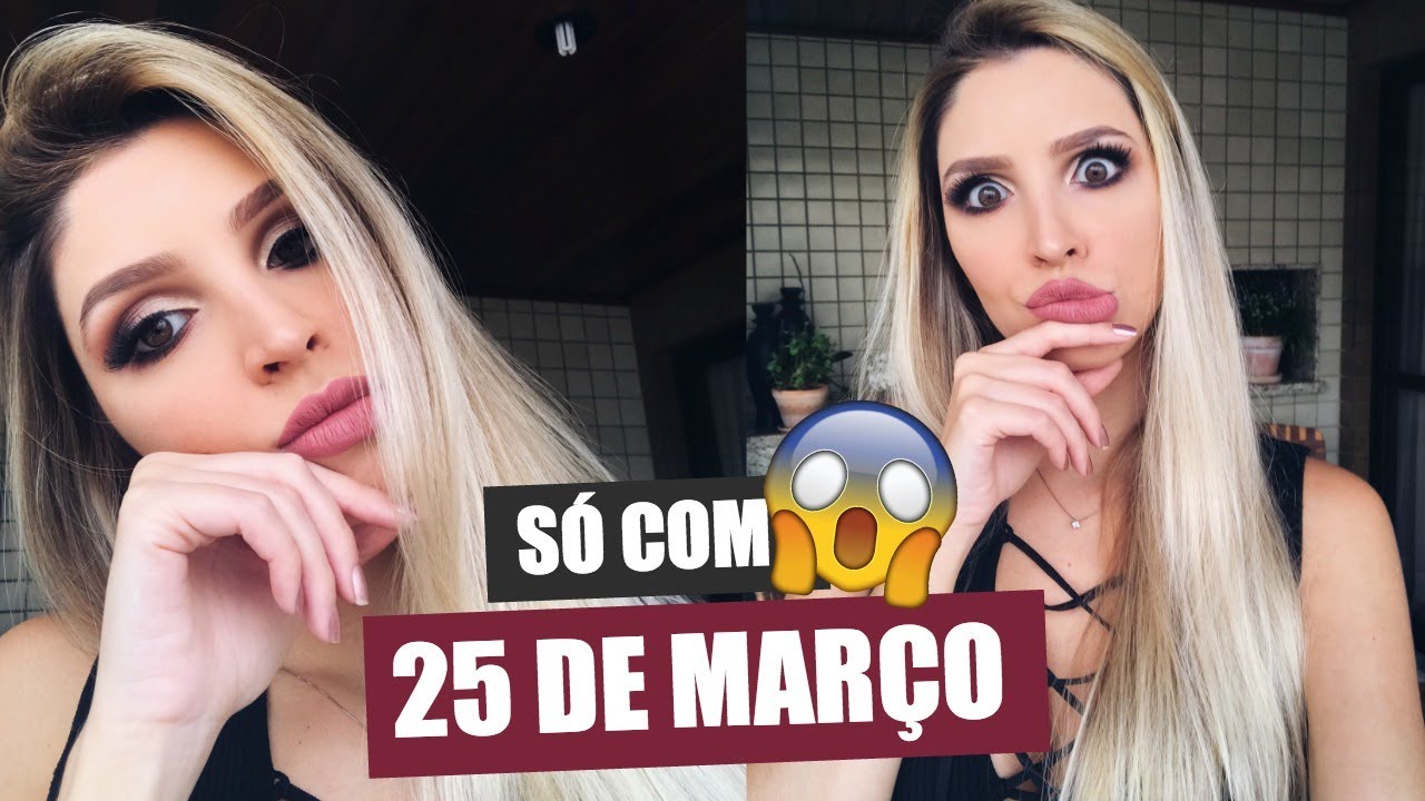 DESAFIO usando SÓ make da 25 DE MARÇO | Julia Tedesco