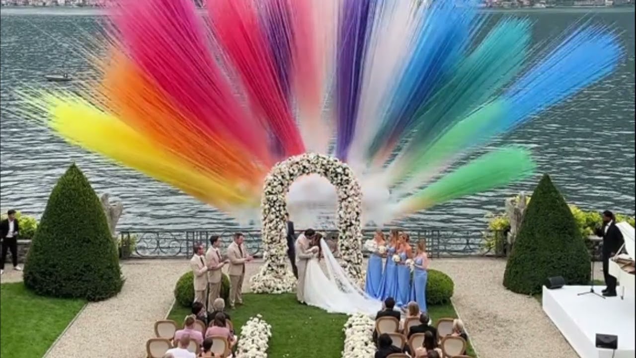 Feu d&rsquo;artifice fumig&egrave;ne color&eacute; mariage - Un feu d'artifice de jour incroyable pour vos &eacute;v&eacute;nements !