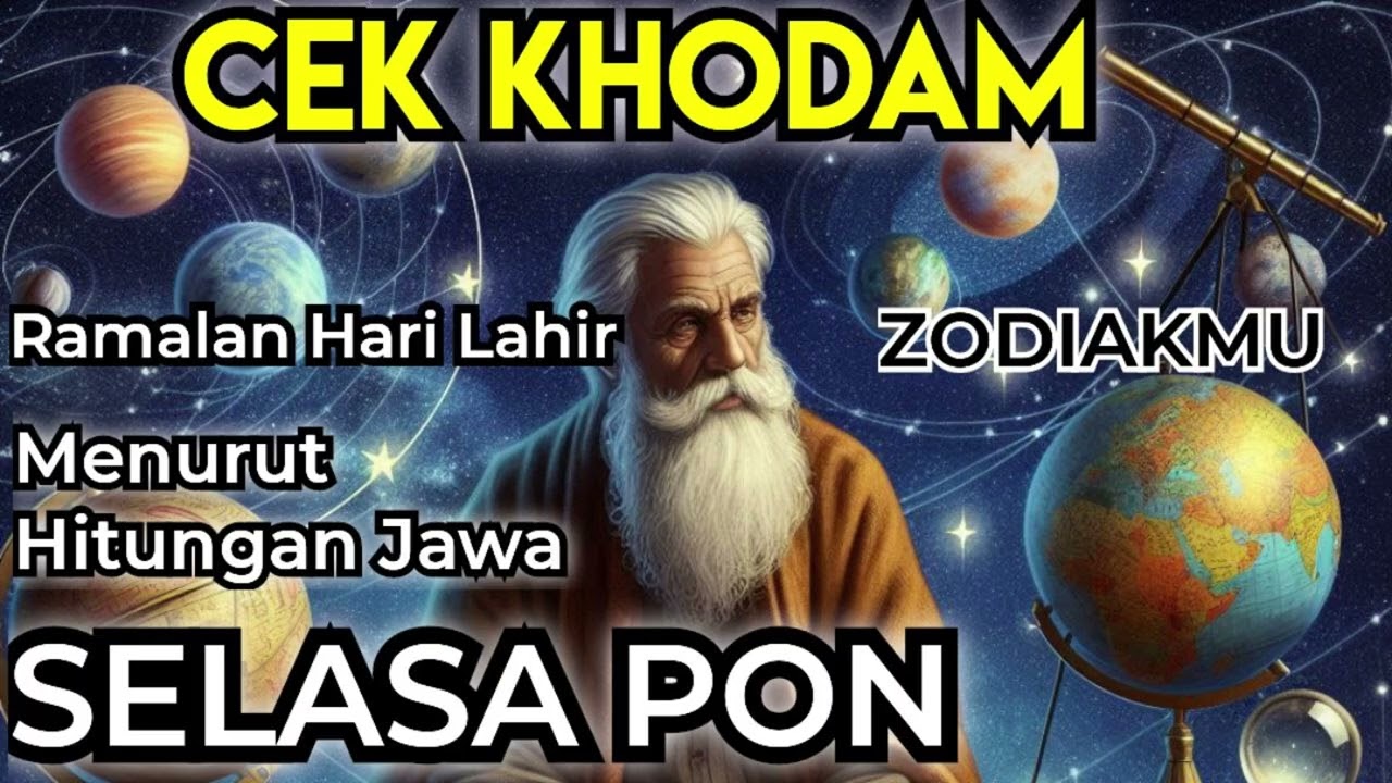 Khodam weton selasa pon ,rezeki Jodoh,Garis kehidupan dan hari baik