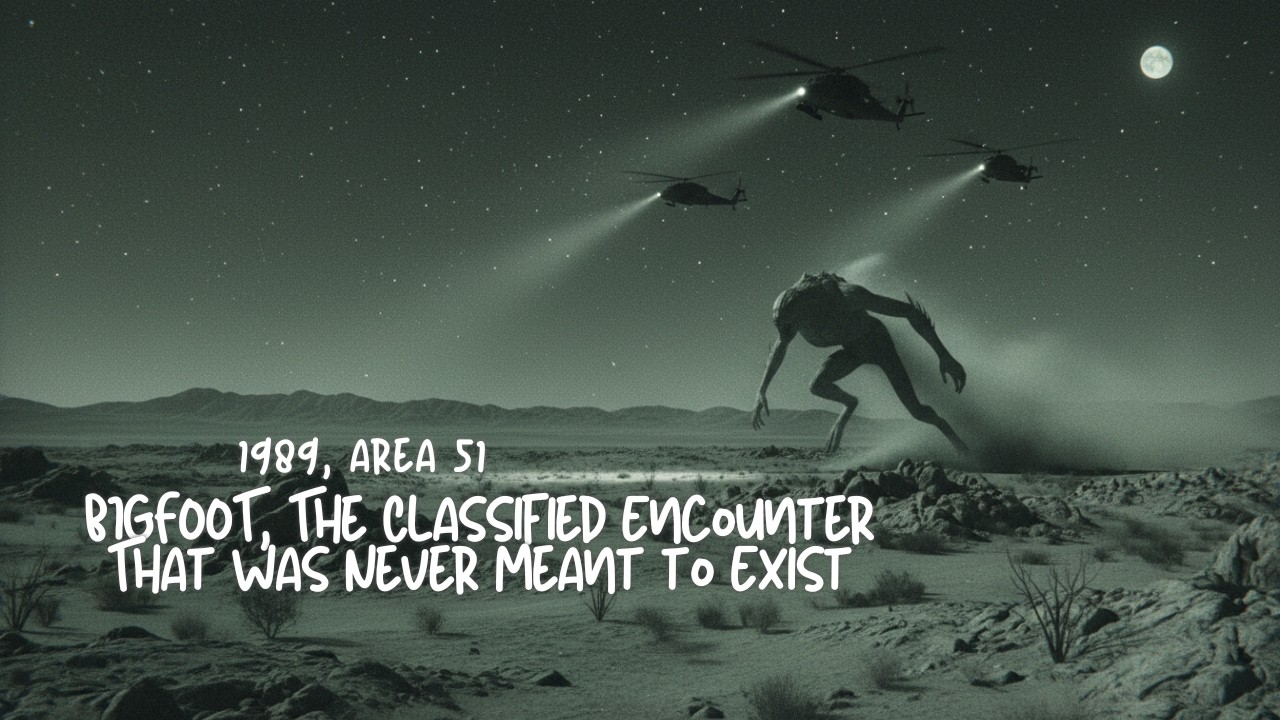 1989, AREA 51. BIGFOOT. The Classified Encounter That Was Never Meant to Exist!