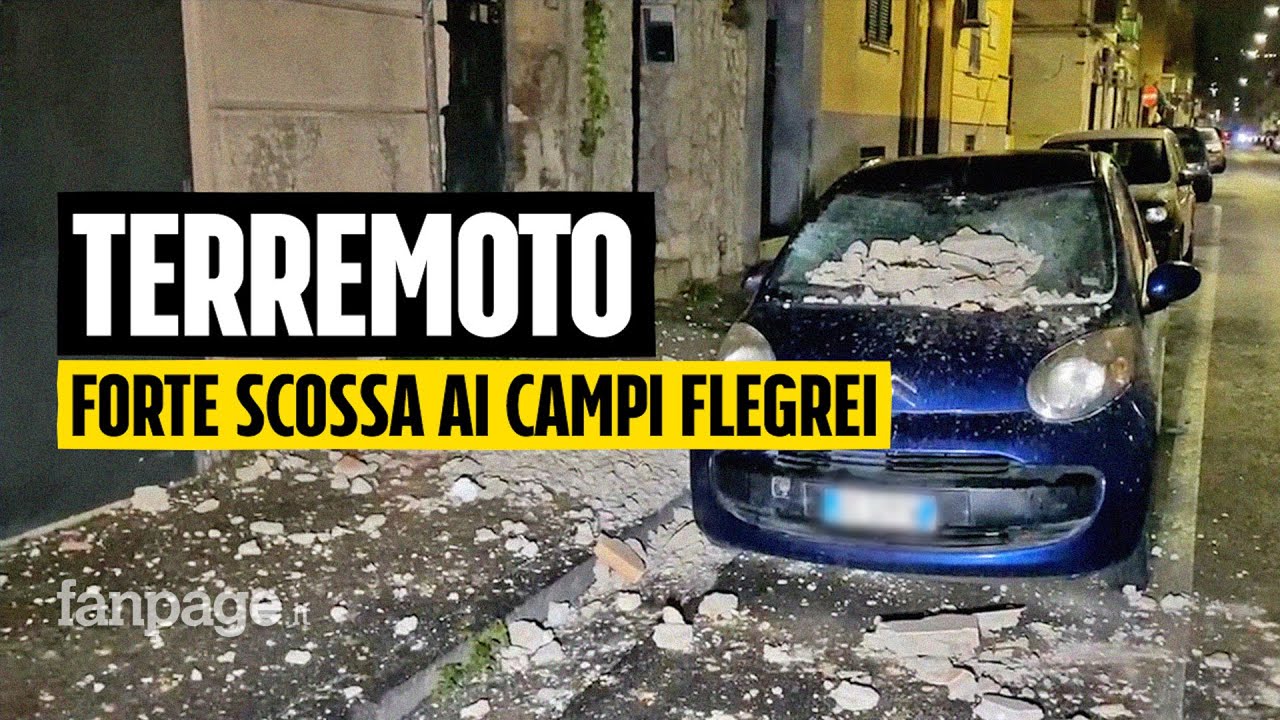 Forte scossa di terremoto ai Campi Flegrei, la conta dei danni: 
