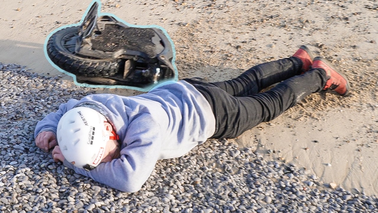 CRASHING AN ELECTRIC UNICYCLE IS NOT DREAMS - EUC FREERIDE!