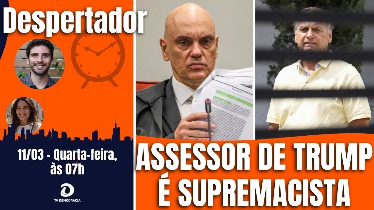 Moraes libera visita de extremista dos EUA a Bolsonaro. Vorcaro foi 24 vezes ao BC sob Campos Neto