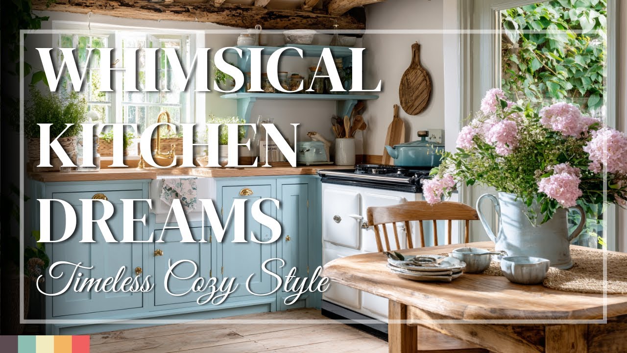 Cottagecore Kitchens Full of Soft Whimsy 🍓 Elevated Rustic Touches with Elegant Simplicity