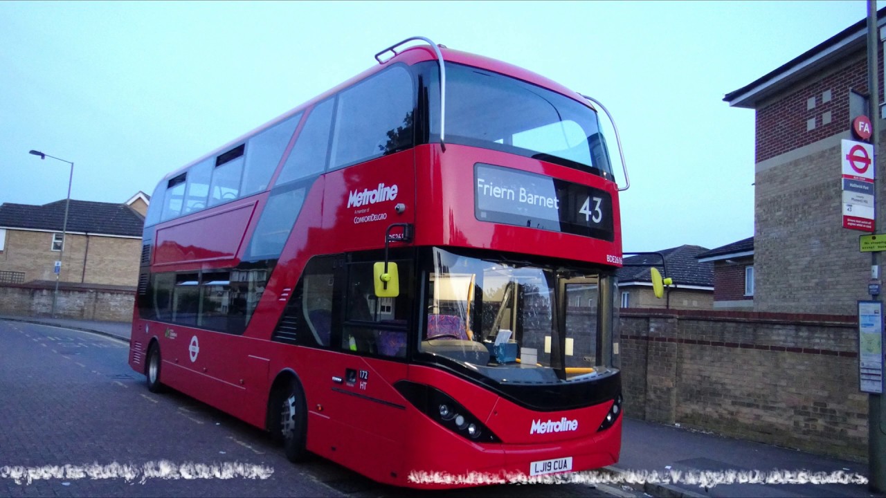 Journey on The 43 (BDE2616  LJ19CUA)  Alexander Dennis Enviro 400 EV City BYD DD Electrics