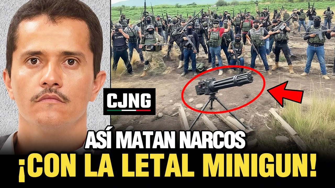 As&iacute; el &ldquo;CJNG&rdquo; EJ3CUTA a Sicarios del &ldquo;R5&rdquo; con AMETRALLADORAS MINIGUN | Video CAPTADO en C&Aacute;MARA 