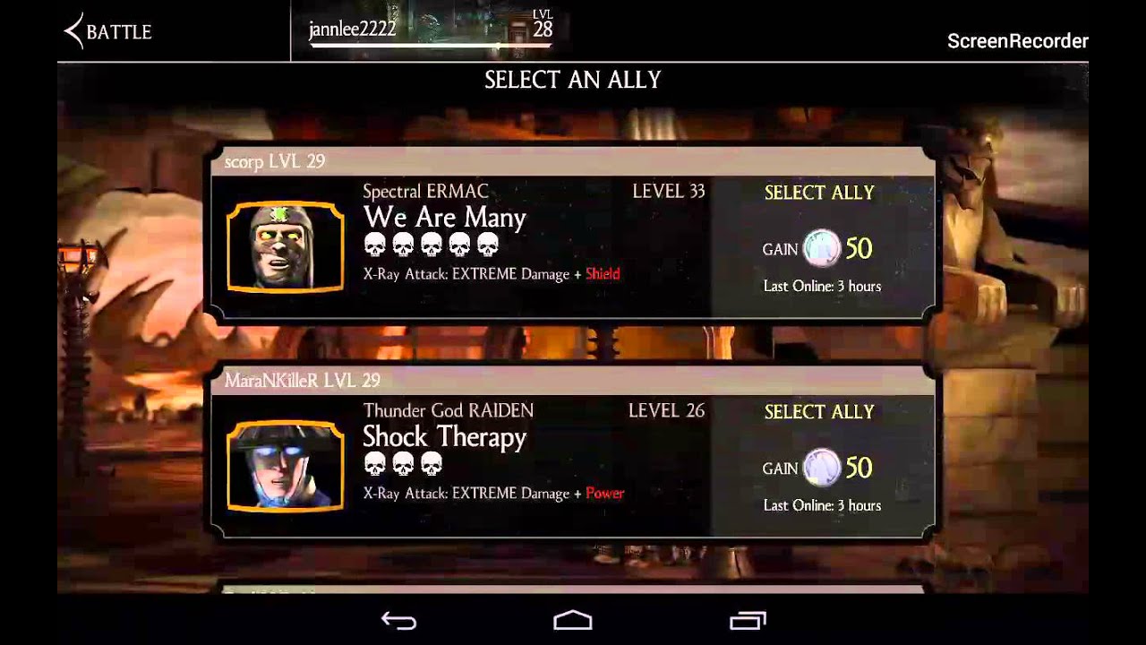 Mkx mobile all hacked koins, maxed out characters
