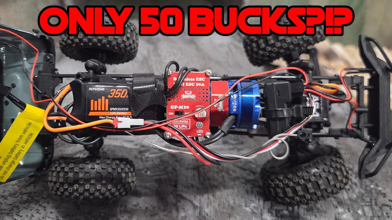 Cheap SCX24 Brushless Motor and ESC Upgrade Installed and Tested