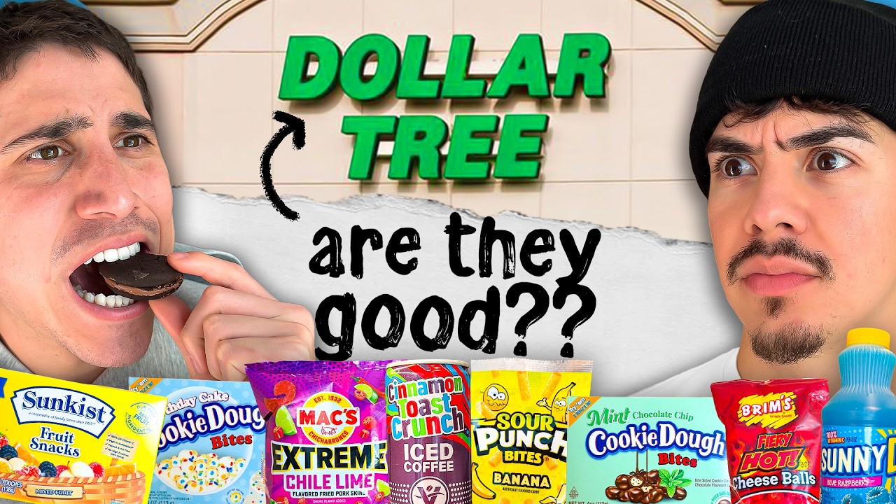 Trying The Unusual Snacks From Dollar Tree