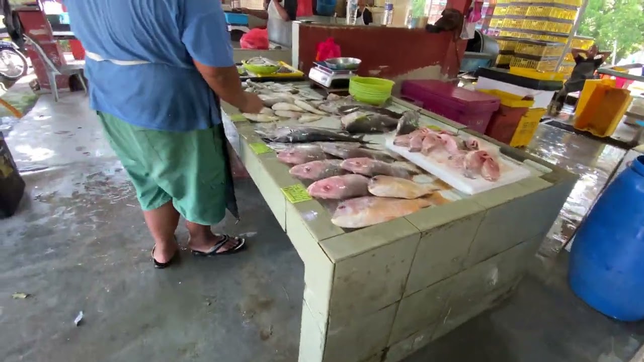 Gerai Ikan Segar, Jeti Sempang Pantai, Merlimau, Melaka