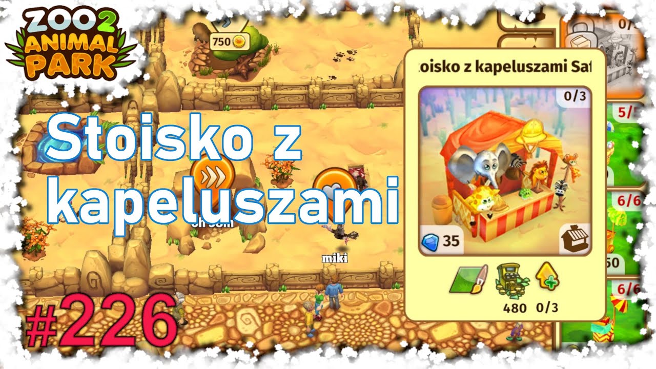 🦁 Zoo 2: Animal Park: #226 Stoisko z kapeluszami