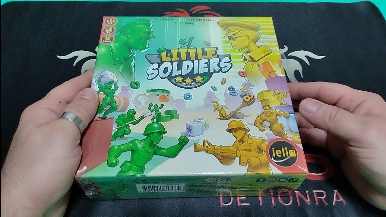 Board Game - Little Soldiers - Unboxing PT