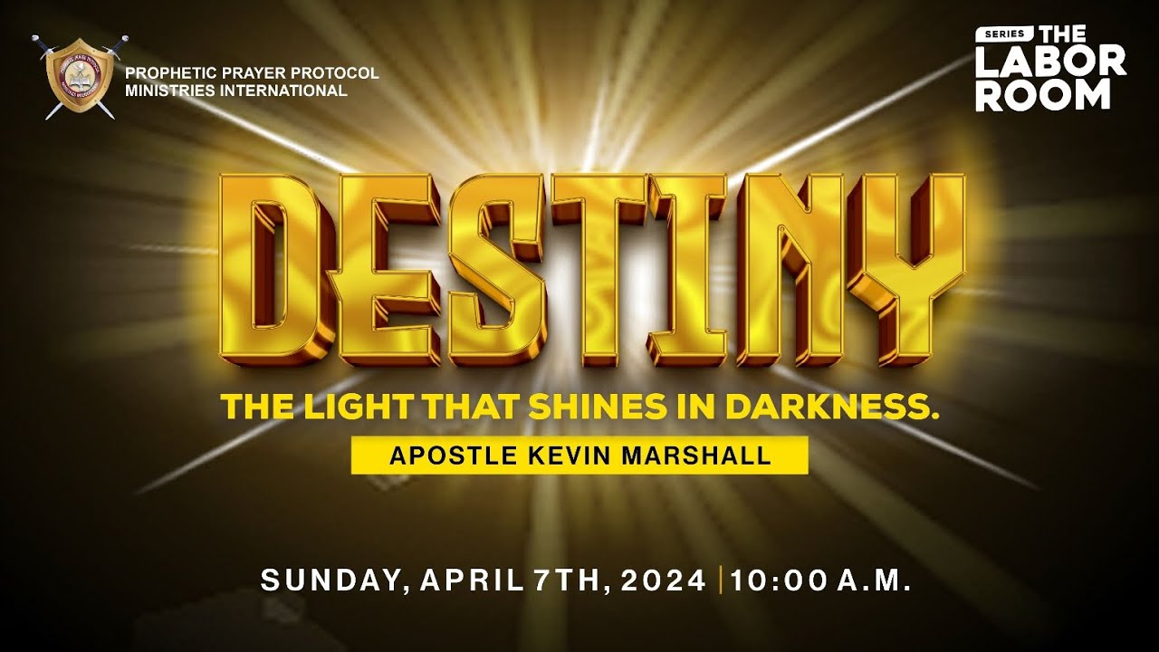 Sunday Glory Encounter || Sermon-DESTINY 