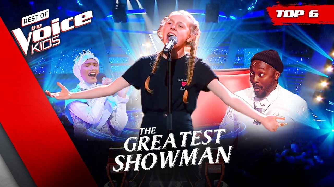 The GREATEST SHOWMAN performances in The Voice Kids! 🤩 | Top 6