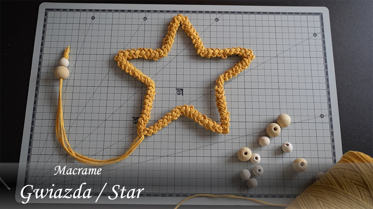 Macrame - How to make a Star
