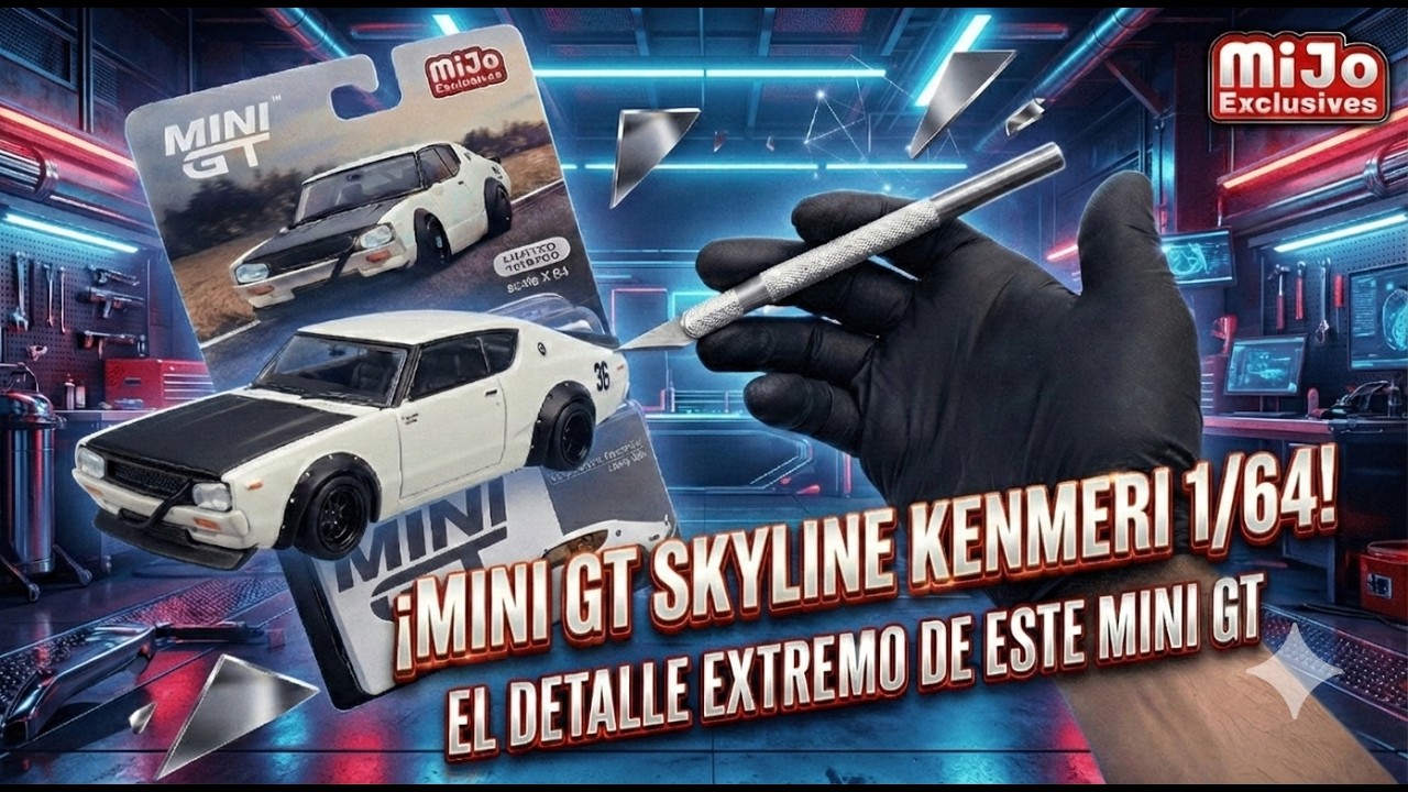 ¡SOLO 9600 EN EL MUNDO! 😱 Unboxing Nissan Kenmeri Mini GT
