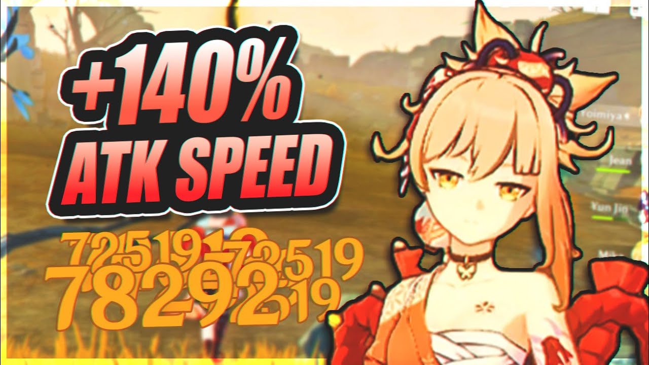 I FED THE STRONGEST F2P YOIMIYA... with ATK SPEED | ATK Speed Yoimiya
