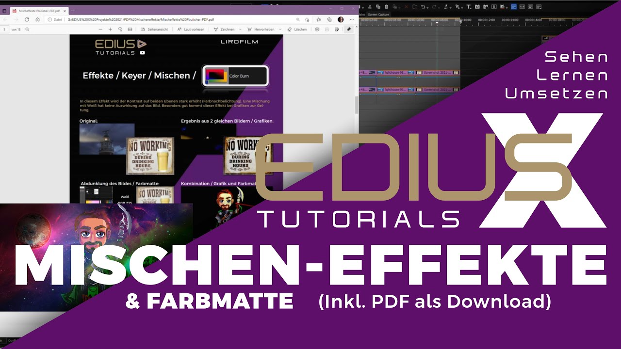 EDIUS - Mischen-Effekte und Farbmatte (Inkl. Download)