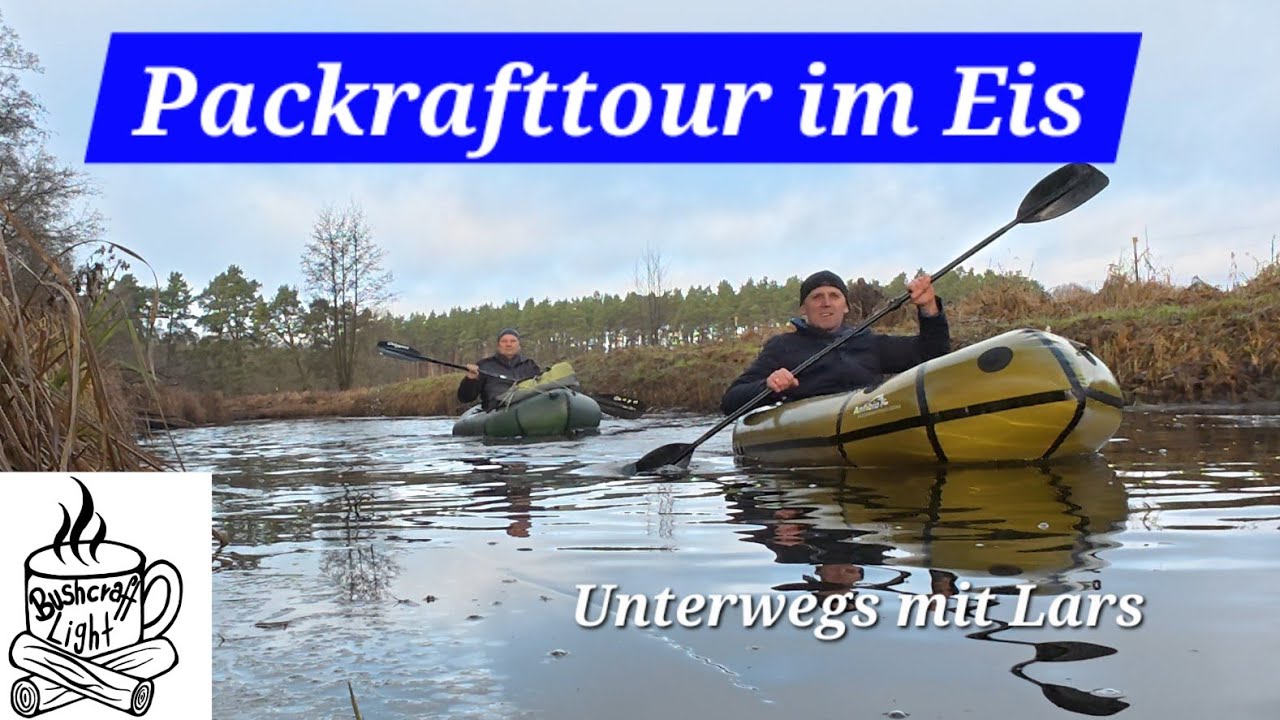 Packraft im Winter 🥶. Unterwegs mit Prignitz Outdoor 