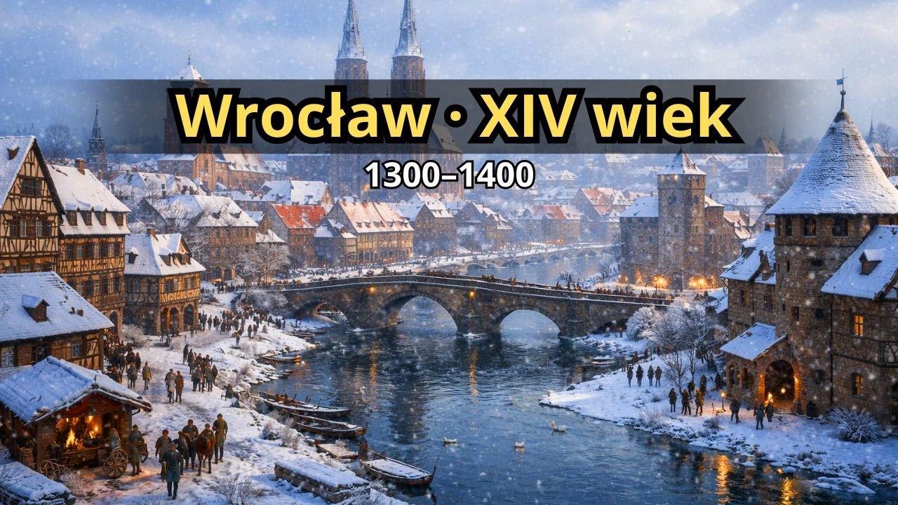 Średniowieczny Wrocław odtworzony wizualnie (AI)