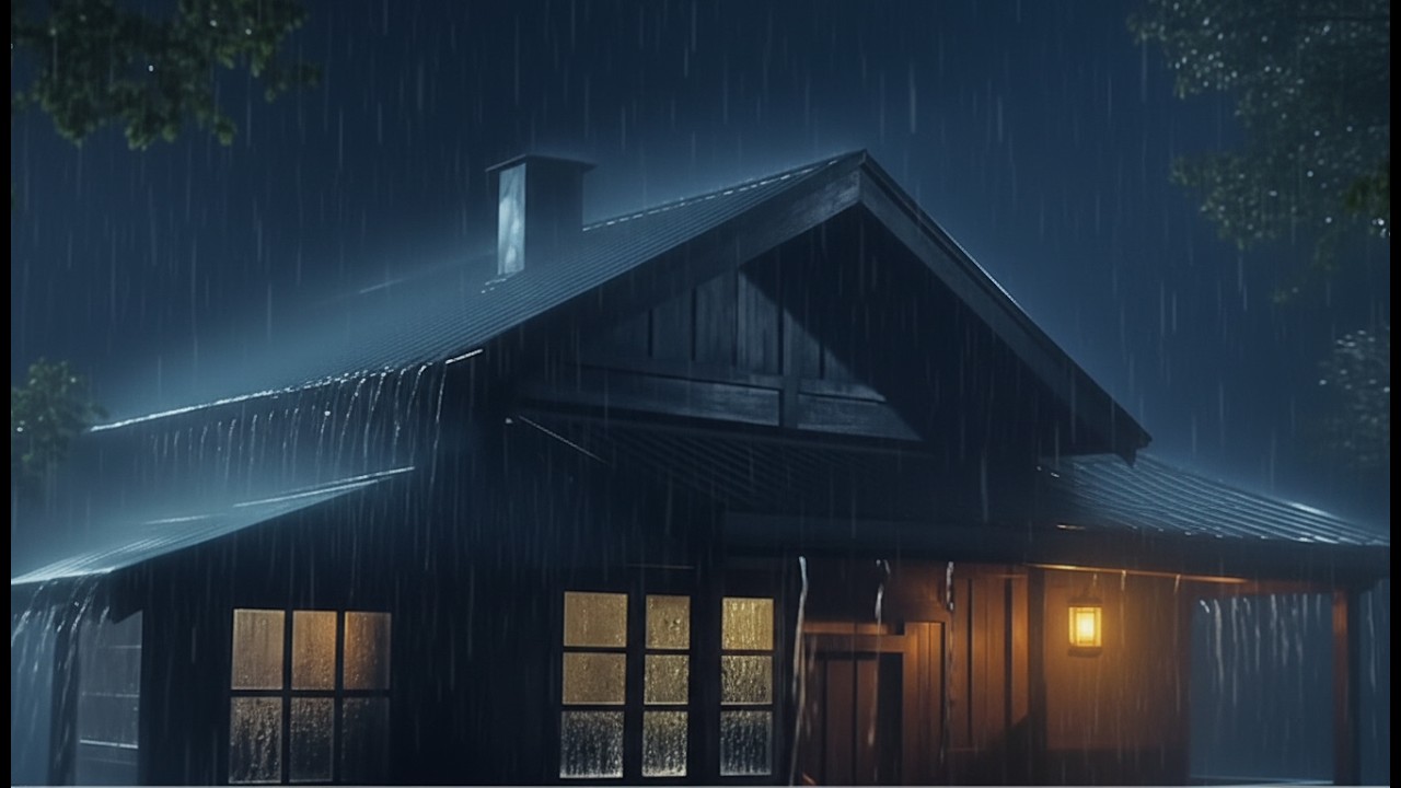 Night Rain Sounds 🌧️ White Noise for Better Sleep