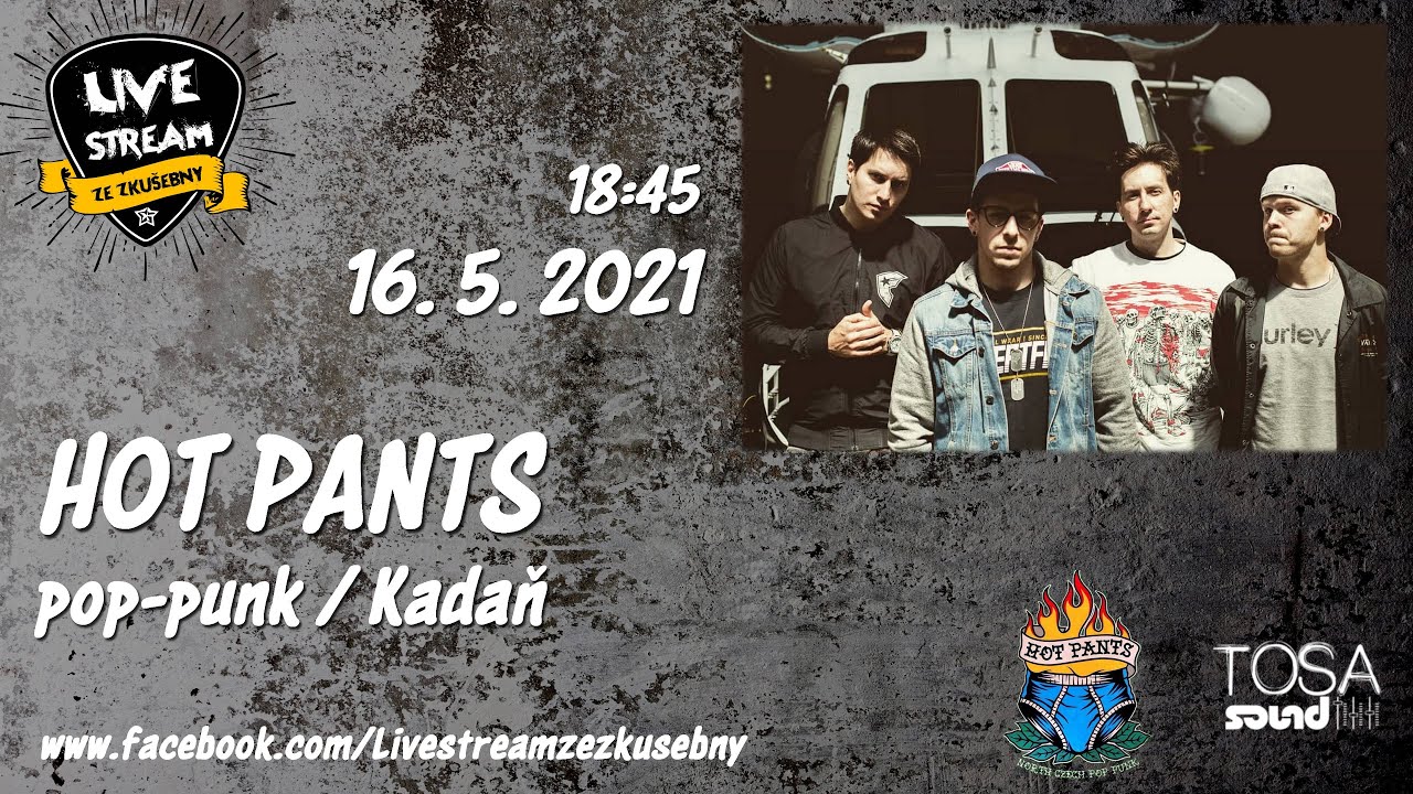Live stream ze zkušebny Hot Pants