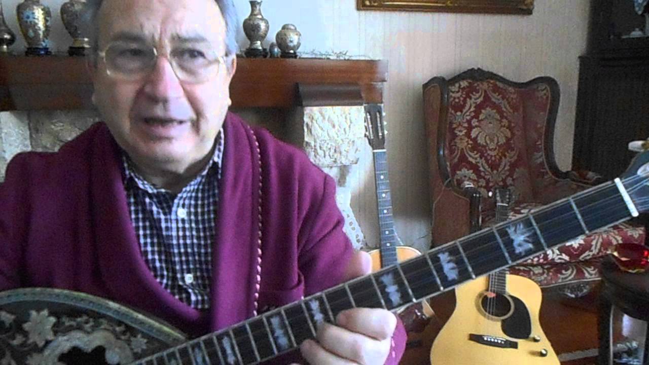 Nikos Krousthianakis - Bouzouki lesson 3 - κλίμακα ματζόρε σε ανάλυση