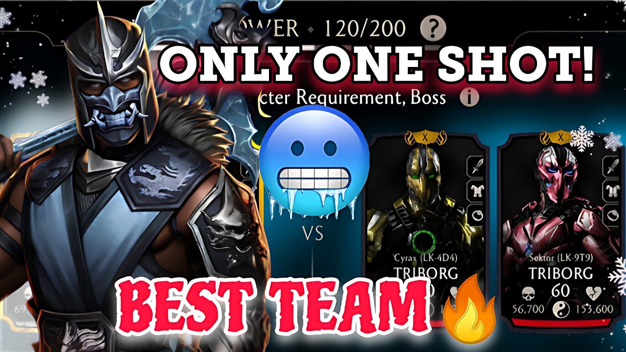 MK Mobile Lin Kuei Tower 120 ONE SHOT 🔥Insane Clutch Finish–Mortal Kombat Mobile