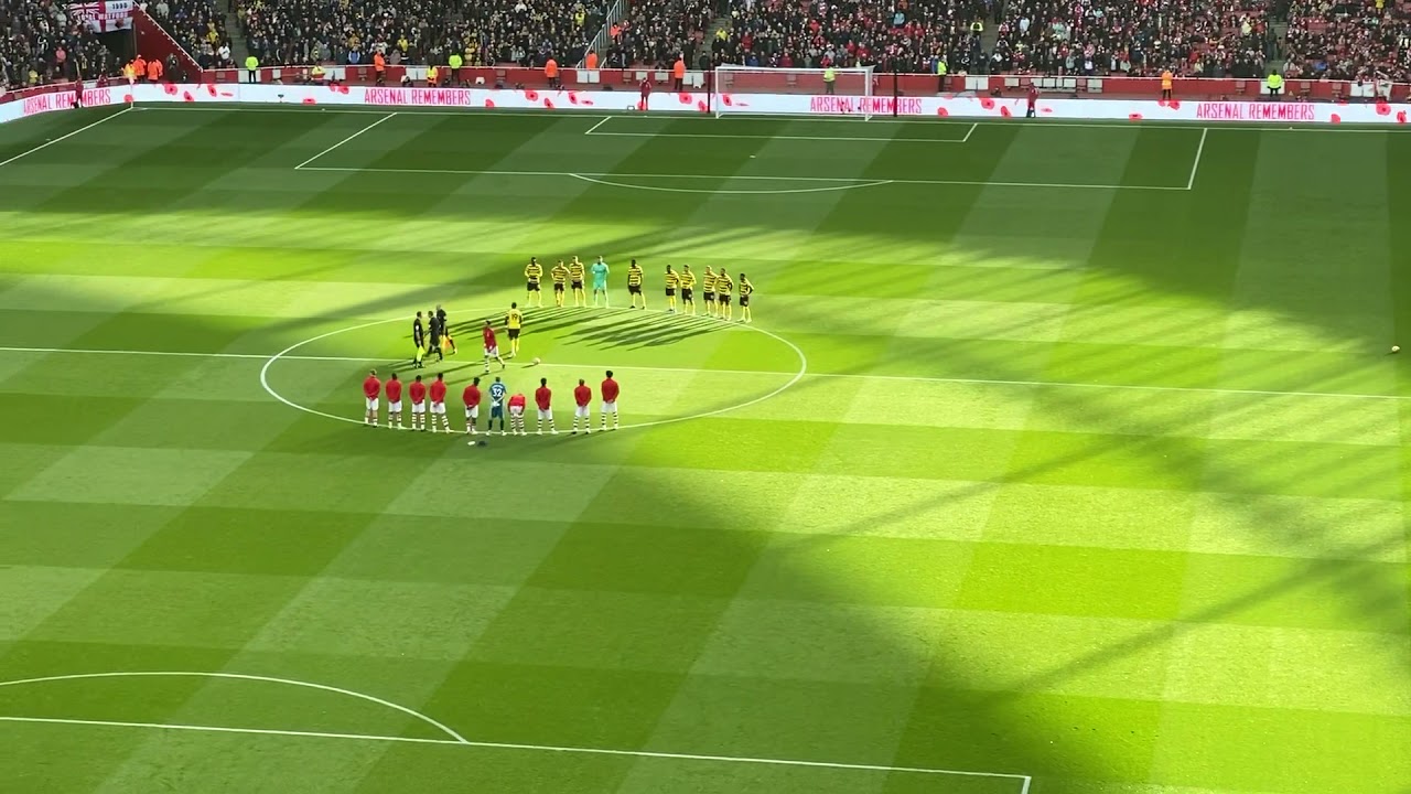 Remembrance Day 2021 Arsenal v's Watford (07.11.21   1-0)