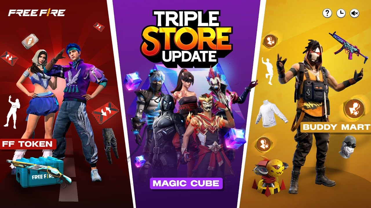 Ob53 Update💥triple Store Update🔥| Magic Cube Store Update | Free Fire New Event | Ff New Event
