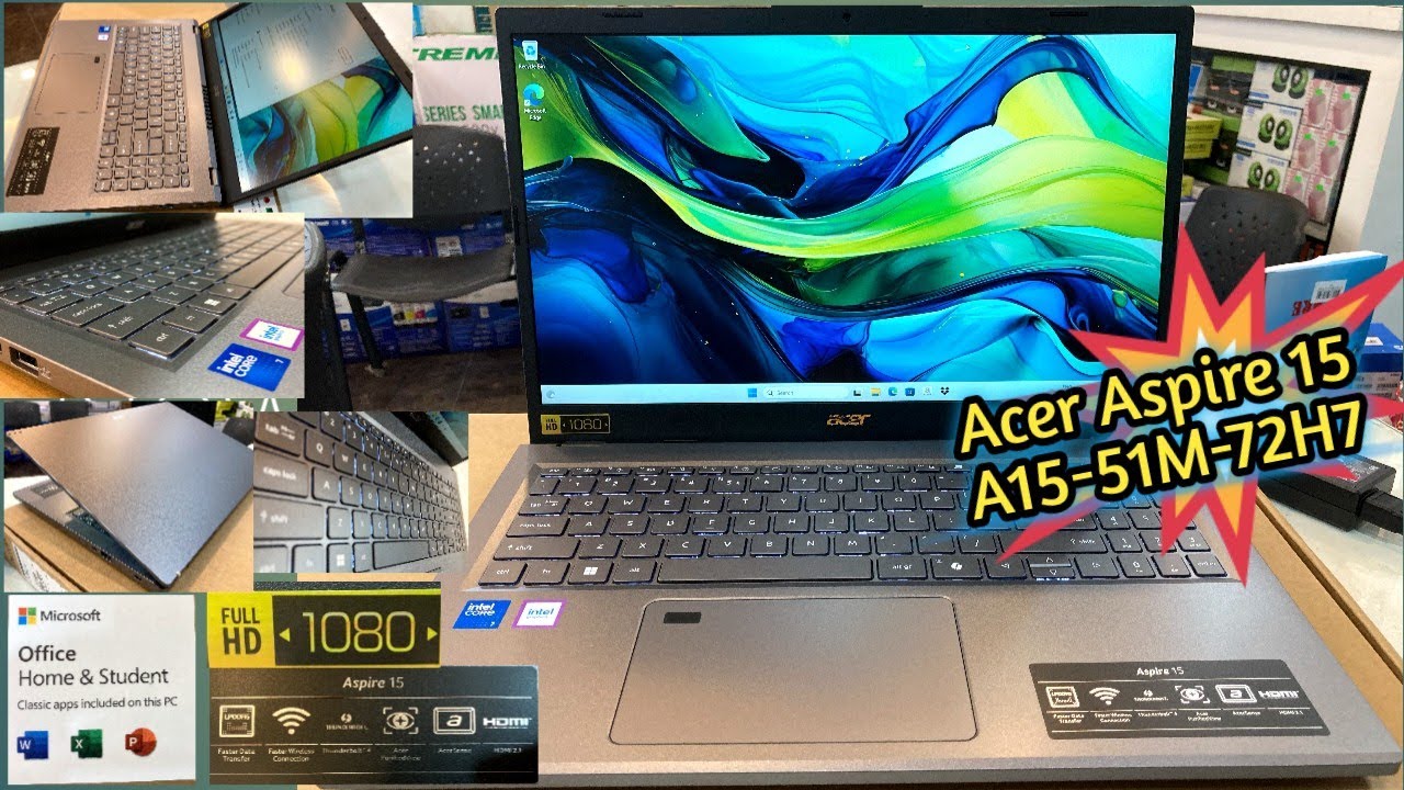 Acer Aspire 15 Core 7 l Unboxing Acer Aspire 15 A15-51M-72H7 l Core 7 Processor 150U l Nexthub
