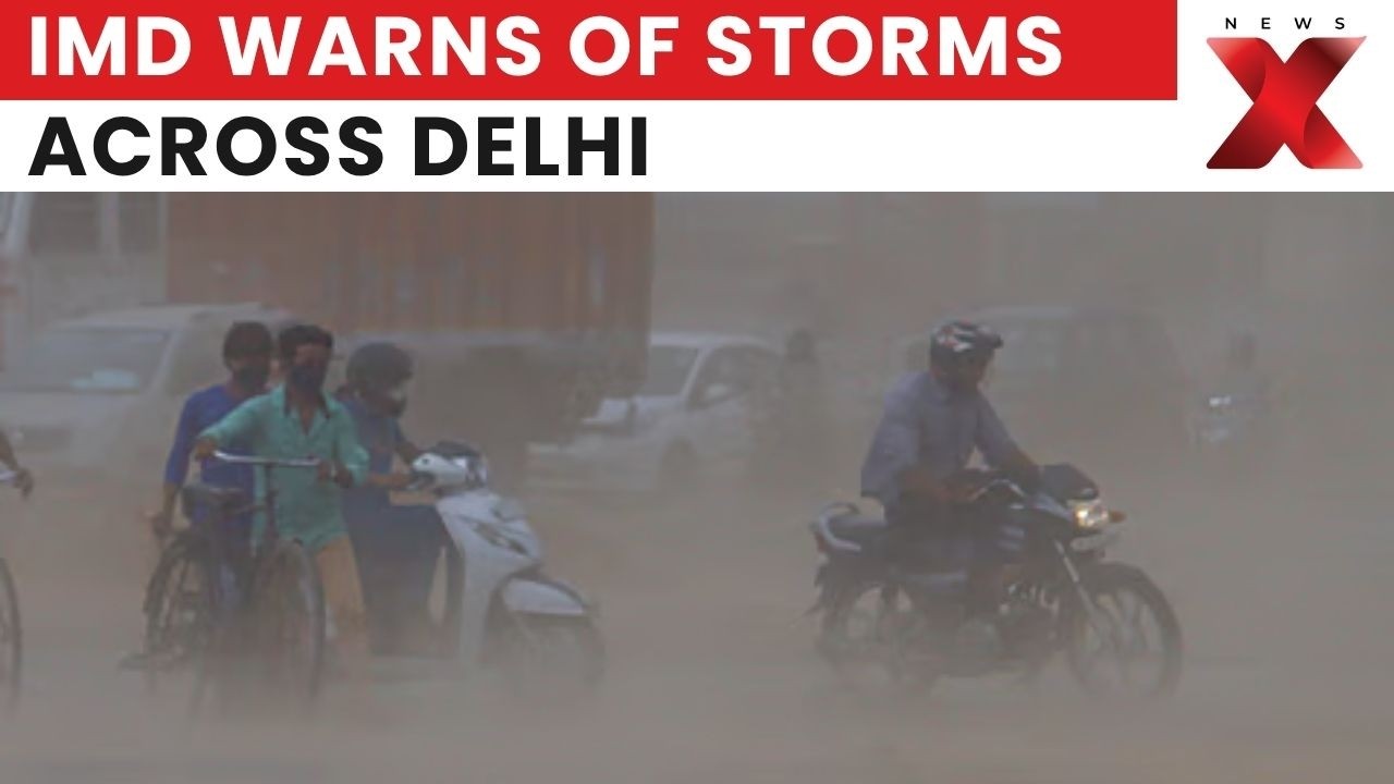 Delhi On Yellow Alert As IMD Warns Of Rain, Thunderstorms, Lightning And Gusty Winds Today | NewsX