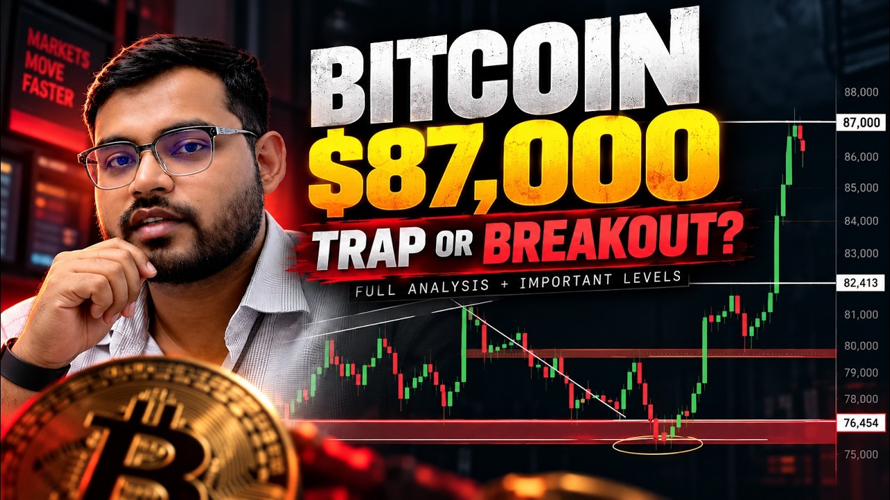 🚨BITCOIN $87,000 BREAKOUT HAPPENED? Crypto Market Reality Behind This Pump! Must Watch Warning!