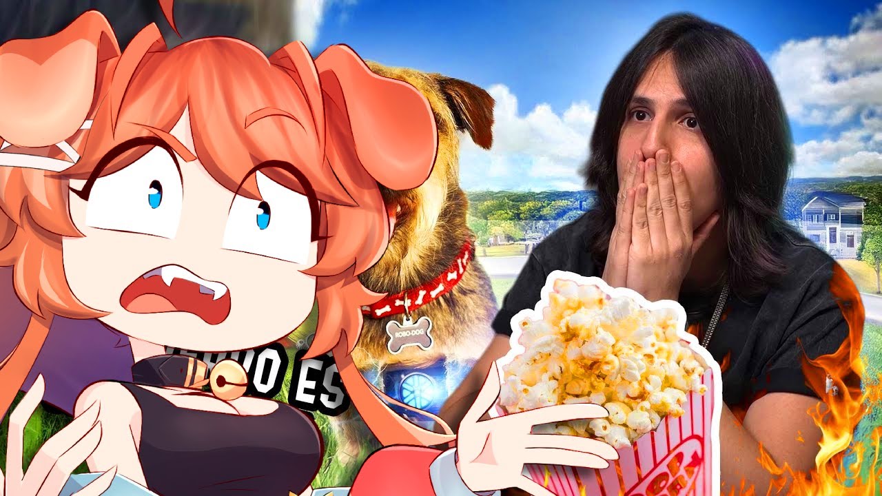 Lilybell reacciona a Analizando una PELICULA HORRIBLE SOBRE UN PERRO ROBOT?! - Mi Perro Es Un Robot