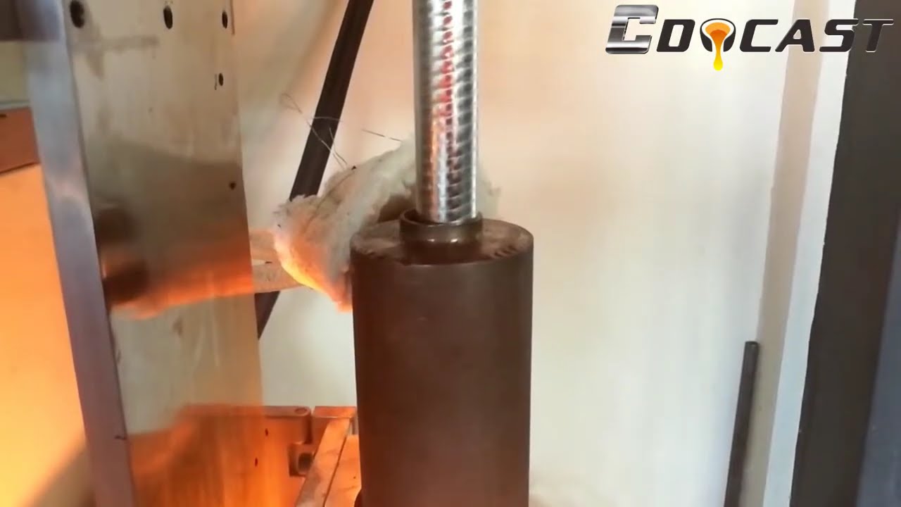 small upward continuous casting machine for copper & silver, gold rod, pipe