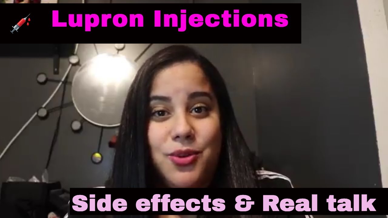 Lupron injections & side effects I Fibriods I Adenomyosis I Endometriosis