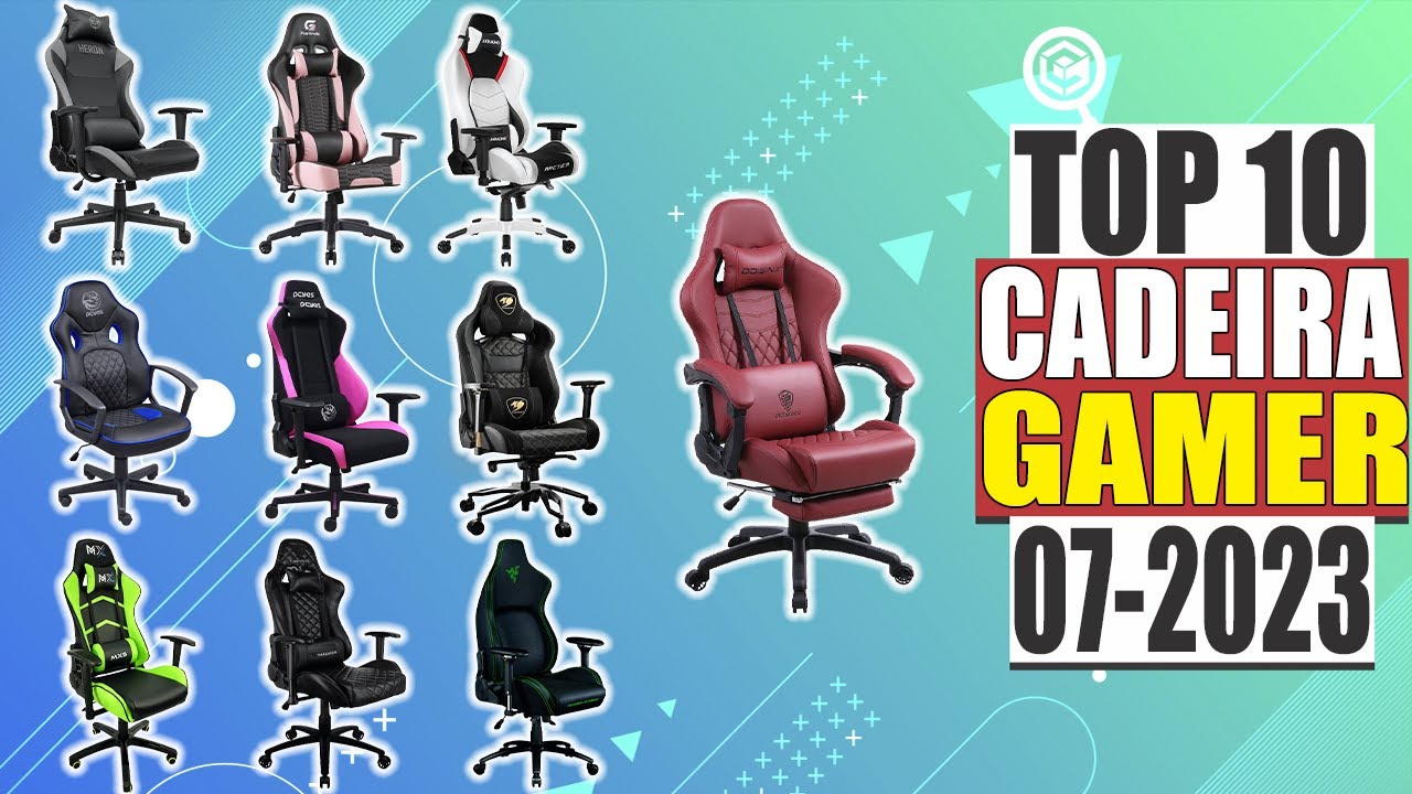 10 MELHORES CADEIRAS GAMERS em 2023 ➽ CUSTO BENEFÍCIO E ERGONÔNICA