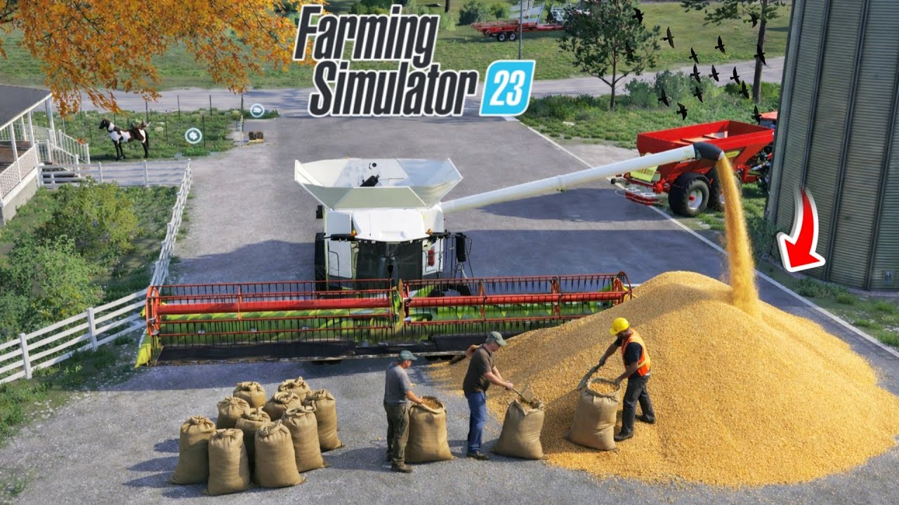 🚜 Real Farming Life! Wheat Collection & Storage | FS23 #fs23 #fs22 #fs20 #fs18 #fs25 