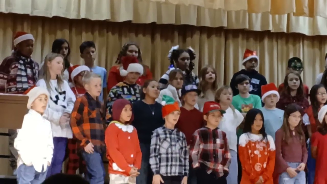 Zane's Christmas Pagent 4th and 5th Grade 2025