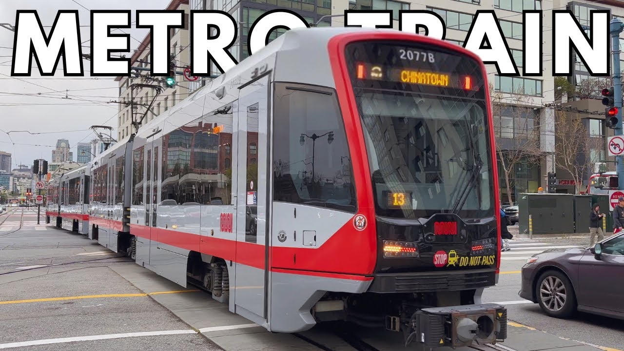 Riding San Francisco Metro Trains by BART & Muni