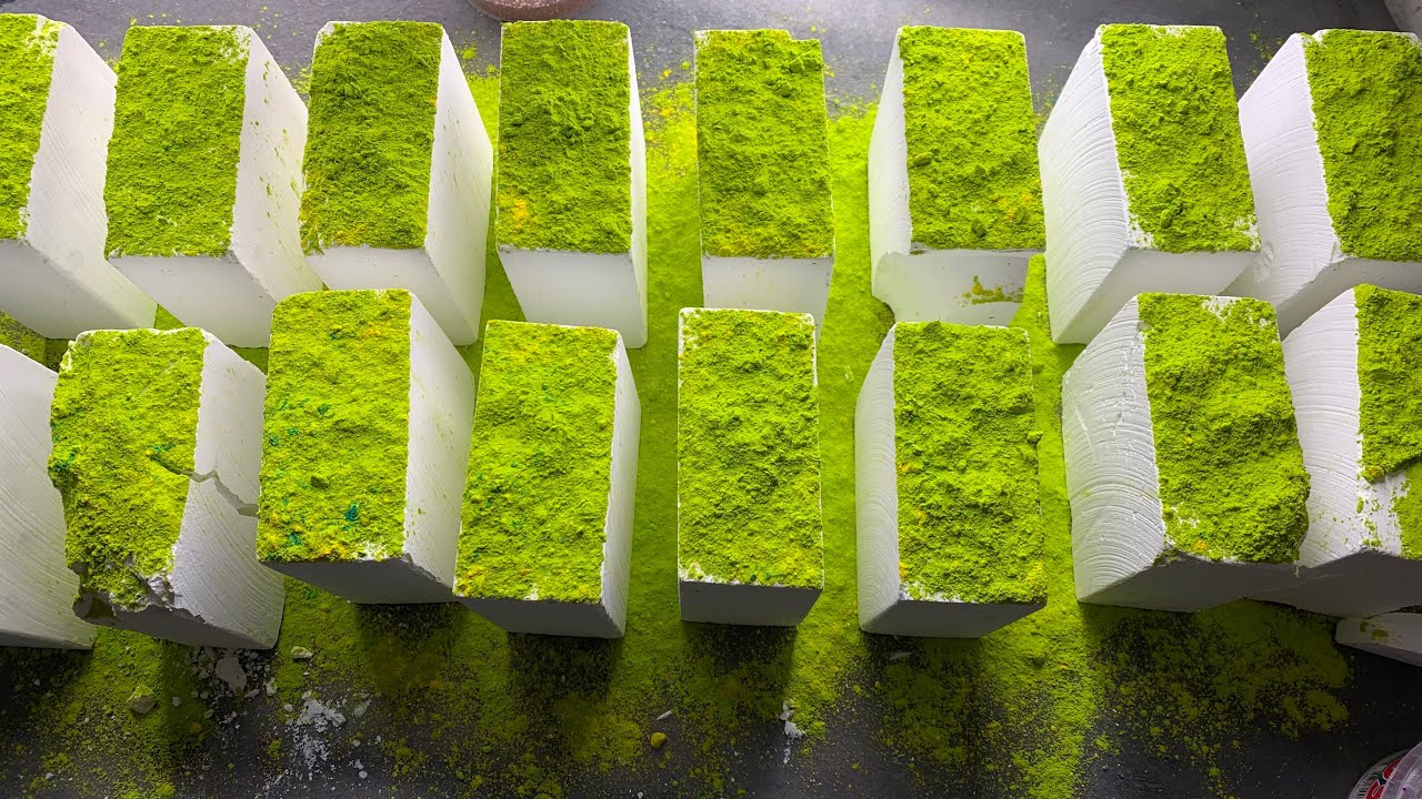 Fresh Soft and Crunchy CFD Gymchalk Blocks Eid Mubarak Collab with ​⁠@asmr_world1197 Satisfying