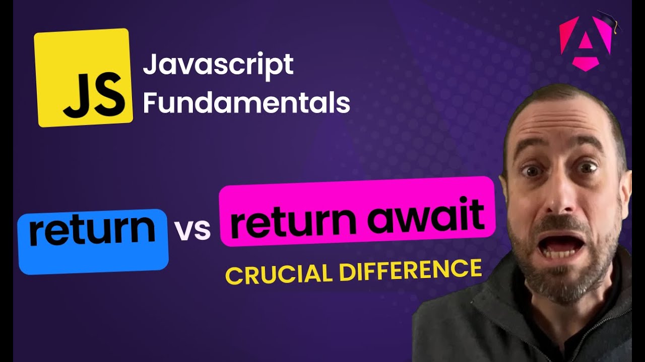 Javascript return vs return await (Crucial Difference)